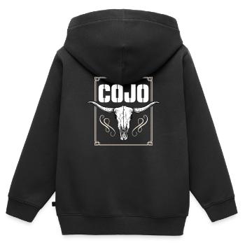 Country Music Countrymusic Geschenk - Kinder Premium Organic Zip Hoodie - Schwarz - Hinten - AI Model Kid Male (0cm)