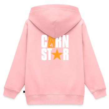 Cornhole Beanbag Sackloch Geschenk - Kinder Premium Organic Zip Hoodie - Rosa - Hinten - AI Model Kid Female (0cm)