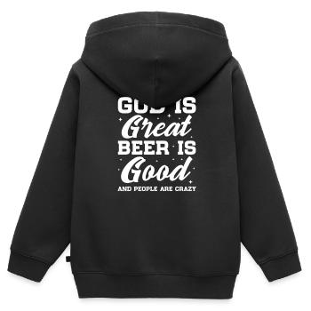Country Music Countrymusic Geschenk - Kinder Premium Organic Zip Hoodie - Schwarz - Hinten - AI Model Kid Male (0cm)
