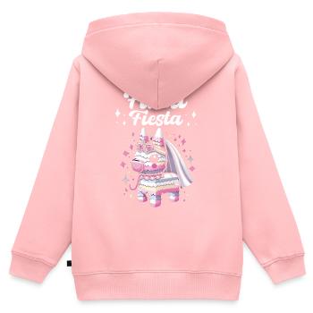 Junggesellin Jungesellinnenabschied Braut - Kinder Premium Organic Zip Hoodie - Rosa - Hinten - AI Model Kid Female (0cm)