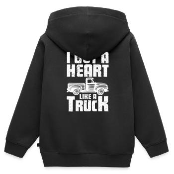 Country Music Countrymusic Geschenk - Kinder Premium Organic Zip Hoodie - Schwarz - Hinten - AI Model Kid Male (0cm)