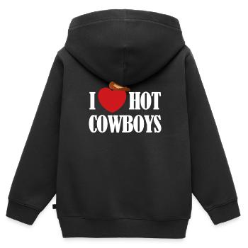 Country Music Countrymusic Geschenk - Kinder Premium Organic Zip Hoodie - Schwarz - Hinten - AI Model Kid Male (0cm)