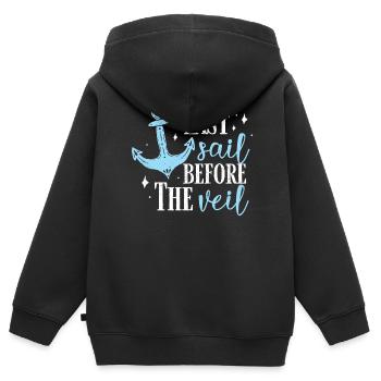 Bachelor Bachelor Party - Kids Premium Organic Zip-up Hoodie - black - Back - AI Model Kid Male (0cm)