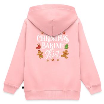 Baker - Kids Premium Organic Zip-up Hoodie - rose - Back - AI Model Kid Female (0cm)