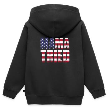 Country Music Countrymusic Geschenk - Kinder Premium Organic Zip Hoodie - Schwarz - Hinten - AI Model Kid Male (0cm)