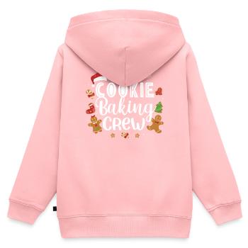 Baker - Kids Premium Organic Zip-up Hoodie - rose - Back - AI Model Kid Female (0cm)