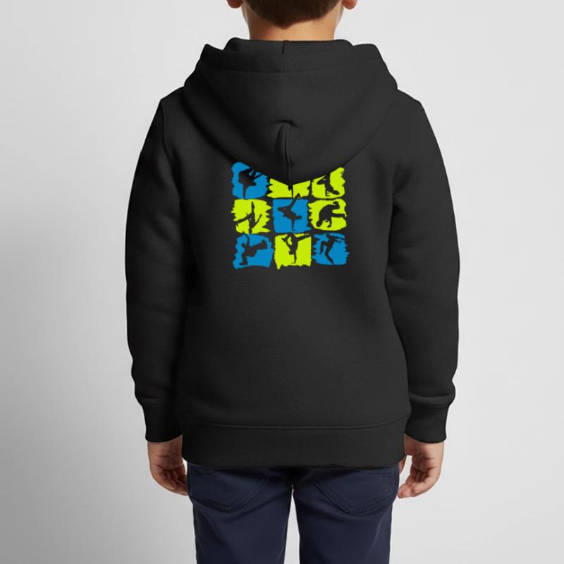 Breakdance Breakdancer - Dancer B-Boying Gift Kids Premium Organic Zip-up Hoodie