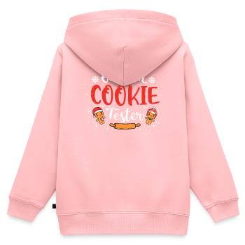 Baker - Kids Premium Organic Zip-up Hoodie - rose - Back - AI Model Kid Female (0cm)