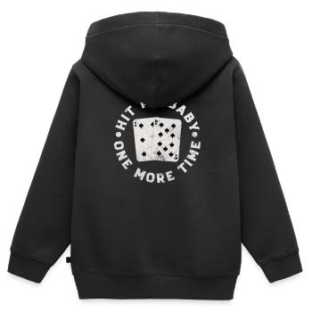 Black Jack Blackjack Kartenspiel Casino Geschenk - Kinder Premium Organic Zip Hoodie - Schwarz - Hinten - AI Model Kid Male (0cm)