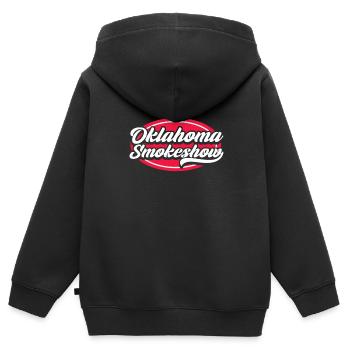 Country Music Countrymusic Geschenk - Kinder Premium Organic Zip Hoodie - Schwarz - Hinten - AI Model Kid Male (0cm)