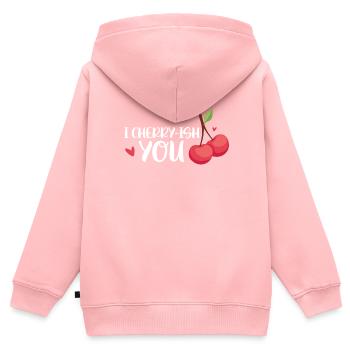 Cherry Cherry Tree Cherry Blossom Fruit Gift - Kids Premium Organic Zip-up Hoodie - rose - Back - AI Model Kid Female (0cm)