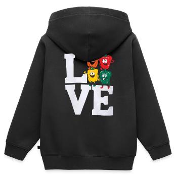 Paprika Geschenk - Kinder Premium Organic Zip Hoodie - Schwarz - Hinten - AI Model Kid Male (0cm)