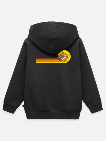 Inline-Skating Inline-Skater Inline-skates - Kinder Premium Organic Zip Hoodie - Schwarz