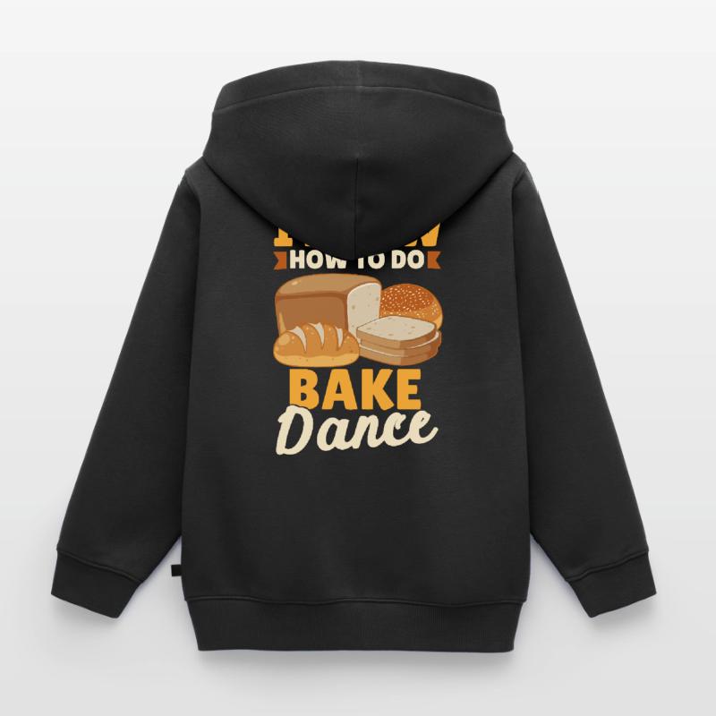 Bread Baking Bread Maker Kids Premium Organic Zip-up Hoodie