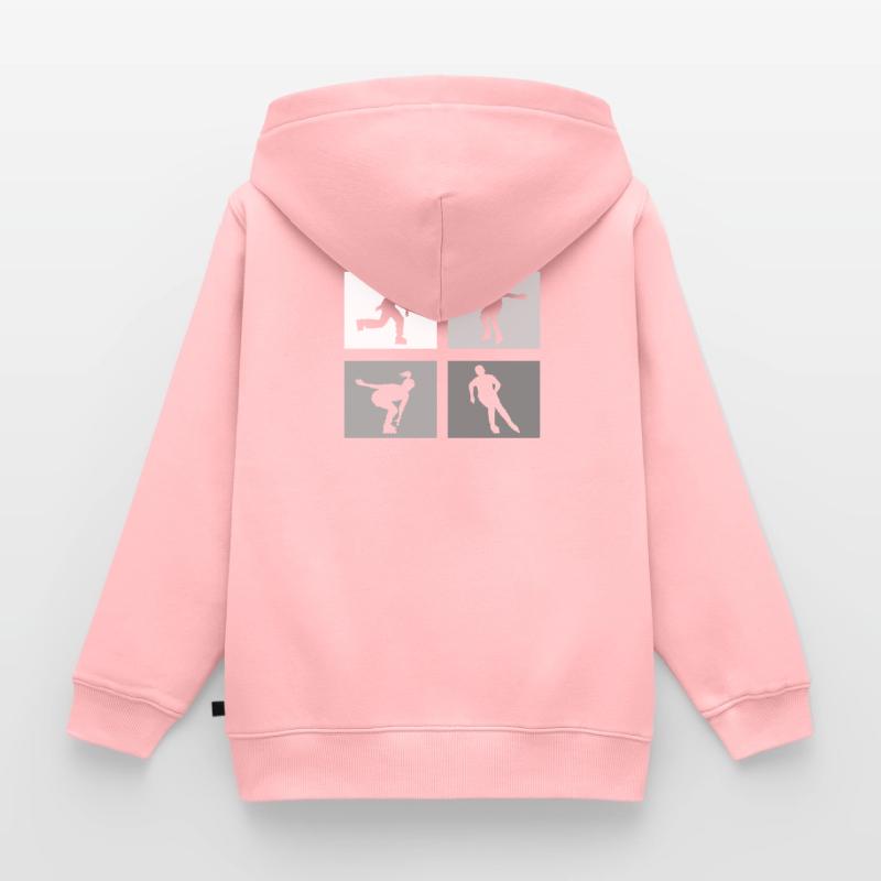 Rollers Rollers Rollers Rollers Sweat Premium à capuche zippé enfant bio