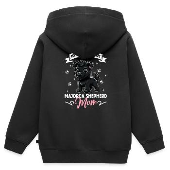 Ca de bestiar Mama - Kinder Premium Organic Zip Hoodie - Schwarz - Hinten - AI Model Kid Male (0cm)