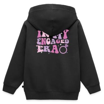 Junggesellin Jungesellinnenabschied Braut - Kinder Premium Organic Zip Hoodie - Schwarz - Hinten - AI Model Kid Male (0cm)