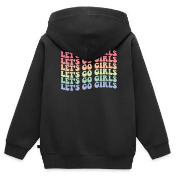 Junggesellin Jungesellinnenabschied Braut - Kinder Premium Organic Zip Hoodie - Schwarz - Hinten - AI Model Kid Male (0cm)