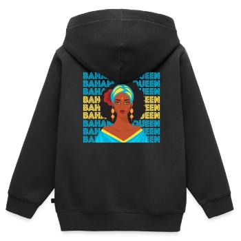 Bahamas Caribbean Island Atlantic Summer Gift - Kids Premium Organic Zip-up Hoodie - black - Back - AI Model Kid Male (0cm)