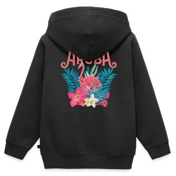 Aruba - Kids Premium Organic Zip-up Hoodie - black - Back - AI Model Kid Male (0cm)