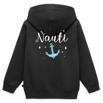 Bachelor bachelor party - Kids Premium Organic Zip-up Hoodie - black - Back - AI Model Kid Male (0cm)