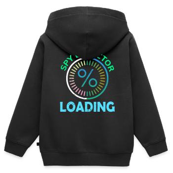 Spy Detector Charging High Fly Recorder - Kids Premium Organic Zip-up Hoodie - black - Back - AI Model Kid Male (0cm)