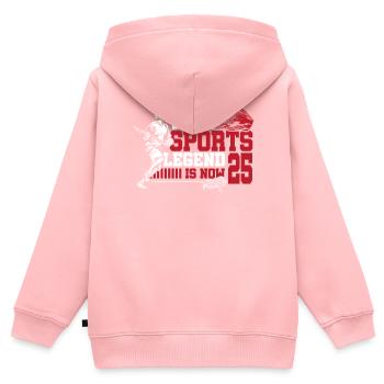 This Sports Legend Is Now 25, Lacrosse Game - Kids Premium Organic Zip-up Hoodie - rose - Back - AI Model Kid Female (0cm)