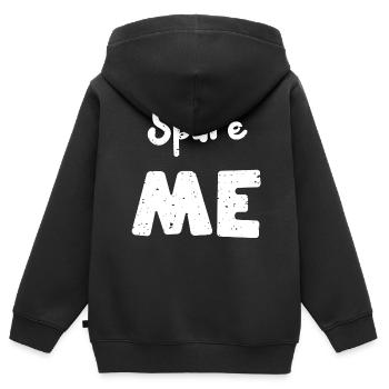 Spare Me - Bowling - Kinder Premium Organic Zip Hoodie - Schwarz - Hinten - AI Model Kid Male (0cm)