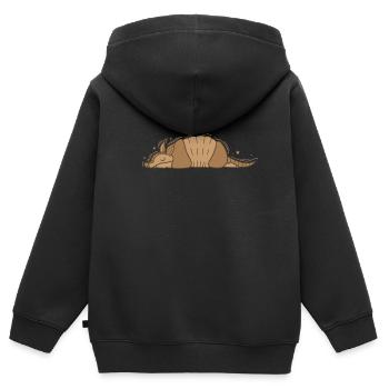Armadillo Mammal Desert USA - Kids Premium Organic Zip-up Hoodie - black - Back - AI Model Kid Male (0cm)