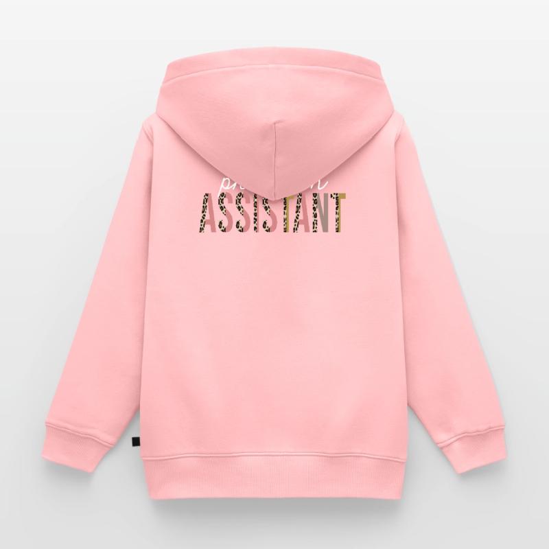 Programmassistent Leopard Print lustiges Geschenk Kinder Premium Organic Zip Hoodie
