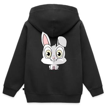 Sweet - Kids Premium Organic Zip-up Hoodie - black - Back - AI Model Kid Male (0cm)