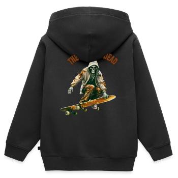 THE ROLLING DEAD - Kids Premium Organic Zip-up Hoodie - black - Back - AI Model Kid Male (0cm)