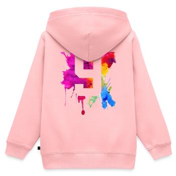 9 YEARS 9TH BIRTHDAY - Kids Premium Organic Zip-up Hoodie - rose - Back - AI Model Kid Female (0cm)