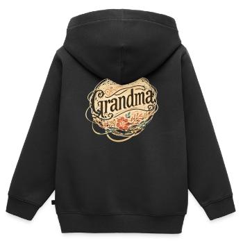 Celebrate the Heart and Warmth of the Grandma Family - Kids Premium Organic Zip-up Hoodie - black - Back - AI Model Kid Male (0cm)