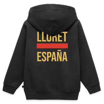 Lloret De Mar Spanien Lloret Souvenir Traumurlaub - Kinder Premium Organic Zip Hoodie - Schwarz - Hinten - AI Model Kid Male (0cm)
