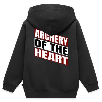 love community gift idea awesome birthday - Kids Premium Organic Zip-up Hoodie - black - Back - AI Model Kid Male (0cm)