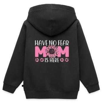mother mum mom mum Geschenk - Kinder Premium Organic Zip Hoodie - Schwarz - Hinten - AI Model Kid Male (0cm)