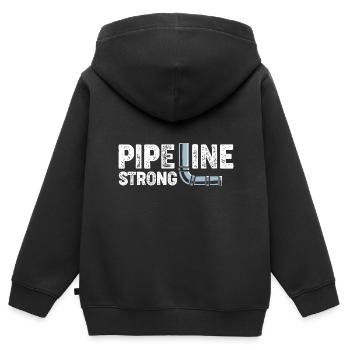 Locksmith Installer Assembly - Kids Premium Organic Zip-up Hoodie - black - Back - AI Model Kid Male (0cm)