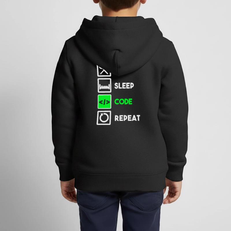 Programmierer Code Informatik Coder Programmieren Kinder Premium Organic Zip Hoodie