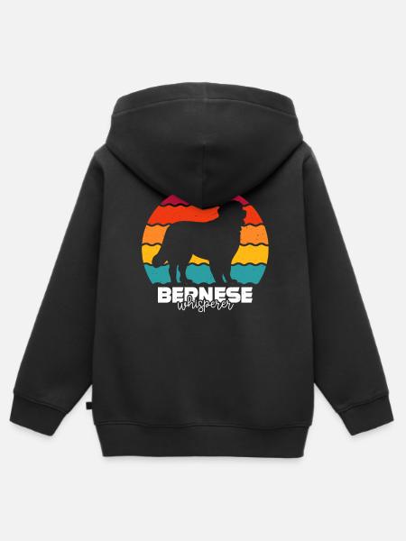 Berner Sennenhund - Kinder Premium Organic Zip Hoodie - Schwarz