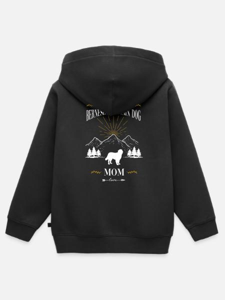 Berner Sennenhund - Kinder Premium Organic Zip Hoodie - Schwarz