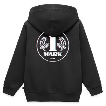 Ostmark 3D - Sweat Premium à capuche zippé enfant bio - noir - Dos - AI Model Kid Male (0cm)