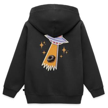 Ufo Donut - Kids Premium Organic Zip-up Hoodie - black - Back - AI Model Kid Male (0cm)