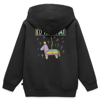 Pinata Fiesta Happy Cinco De Mayo - Sweat Premium à capuche zippé enfant bio - noir - Dos - AI Model Kid Male (0cm)