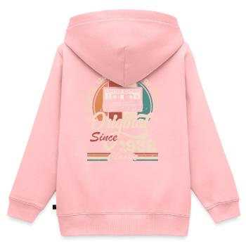 Original Retro Birthday Gift for Born in 1932 - Kids Premium Organic Zip-up Hoodie - rose - Back - AI Model Kid Female (0cm)