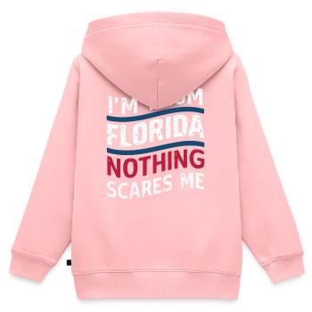 Florida, USA, America, Seed - Kids Premium Organic Zip-up Hoodie - rose - Back - AI Model Kid Female (0cm)