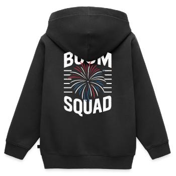 Pyrotechniker Feuerwerk Pyrotechnik - Kinder Premium Organic Zip Hoodie - Schwarz - Hinten - AI Model Kid Male (0cm)