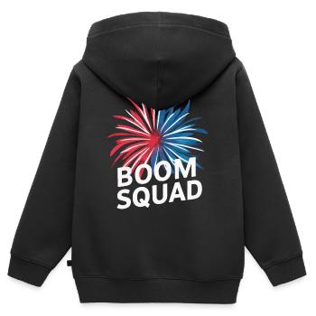 Pyrotechniker Feuerwerk Pyrotechnik - Kinder Premium Organic Zip Hoodie - Schwarz - Hinten - AI Model Kid Male (0cm)