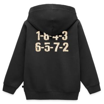 Mechanic Mechanic Workshop - Kids Premium Organic Zip-up Hoodie - black - Back - AI Model Kid Male (0cm)