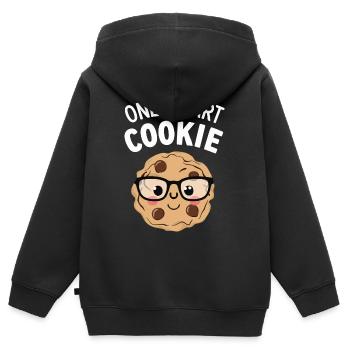 Cookies Cookie Keks Kekse Schokolade - Kinder Premium Organic Zip Hoodie - Schwarz - Hinten - AI Model Kid Male (0cm)